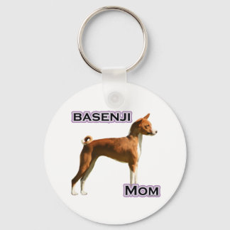 Basenji Mom 4 - Keychain
