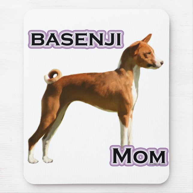 Basenji Mom 4 Mouse Pad (Front)