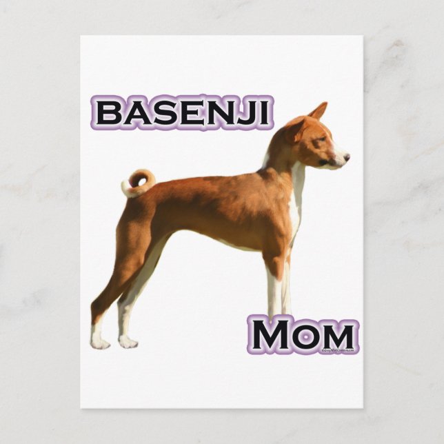 Basenji Mom 4 Postcard (Front)
