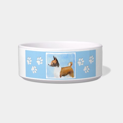 Basenji Painting _ Cute Original Art Bowl