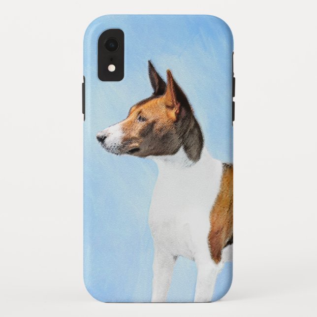 Basenji Painting - Cute Original Art Case-Mate iPhone Case (Back)
