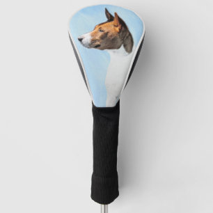 Basenji Painting - Cute Original Art Golf Head Cover