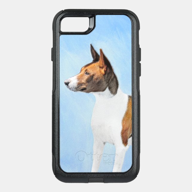 Basenji Painting - Cute Original Art Otterbox iPhone Case (Back)