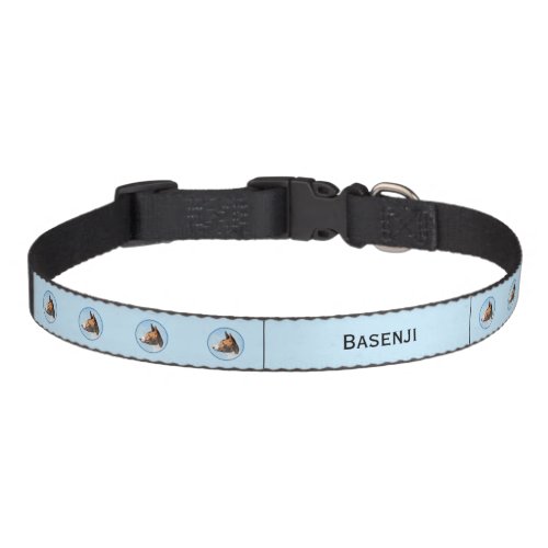 Basenji Painting _ Cute Original Art Pet Collar
