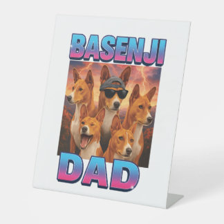 Basenji Pedestal Sign