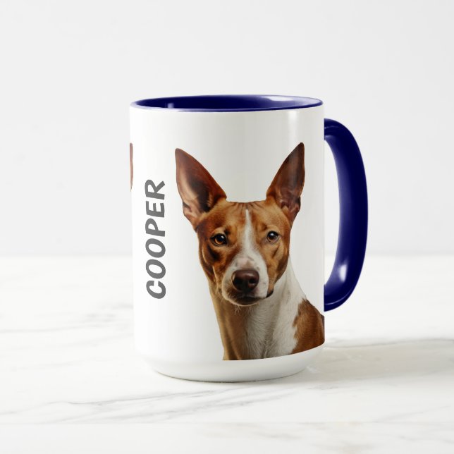 Basenji Personalized  Mug (Front Right)
