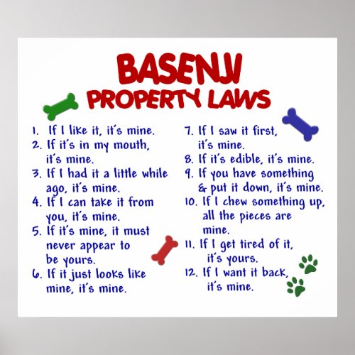 BASENJI PL2 POSTER