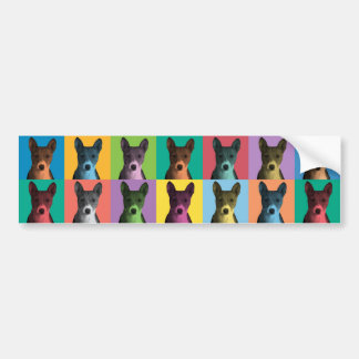 Basenji Pop-Art Bumper Sticker