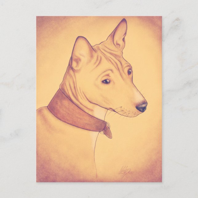 Basenji postcard (Front)