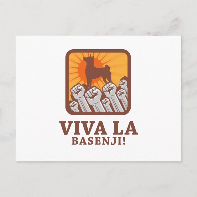 Basenji Postcard (Front)