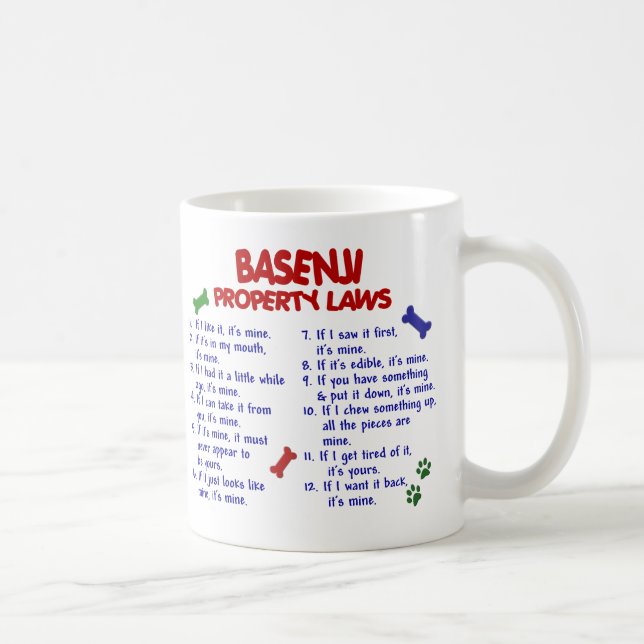 BASENJI Property Laws 2 Coffee Mug (Right)