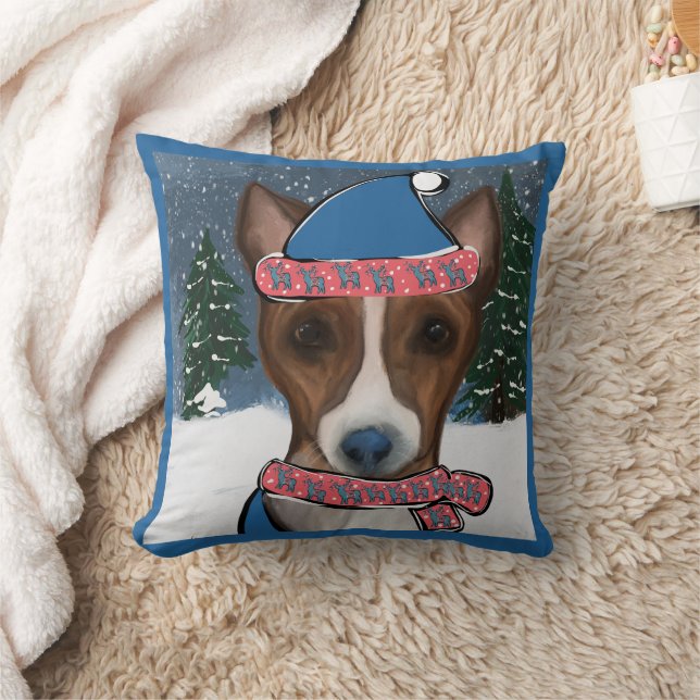 BASENJI             THROW PILLOW (Blanket)