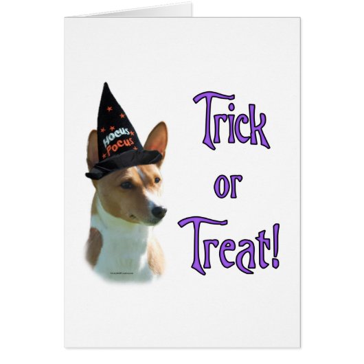 Basenji Trick Cards (Front)