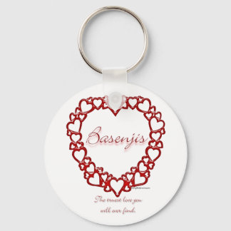 Basenji True Love - Keychain