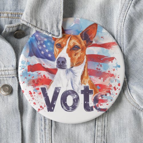 Basenji US Elections Vote for a Paws_itive Change Button