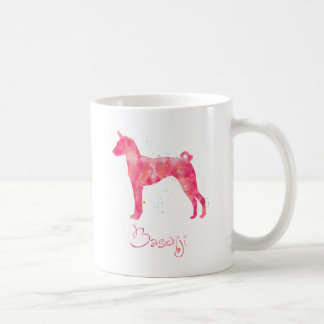 Basenji Watercolor Coffee Mug