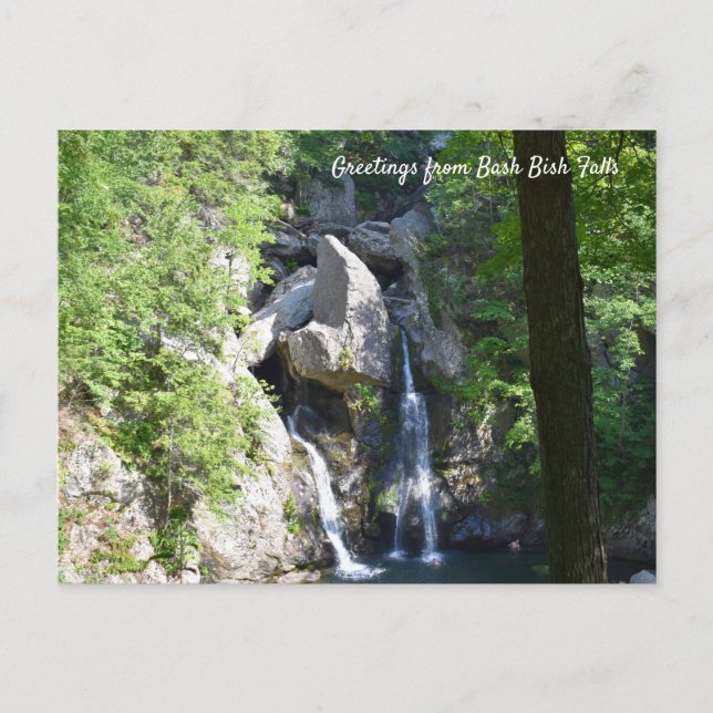 Bash Bish Falls Souvenir Postcard (Front)