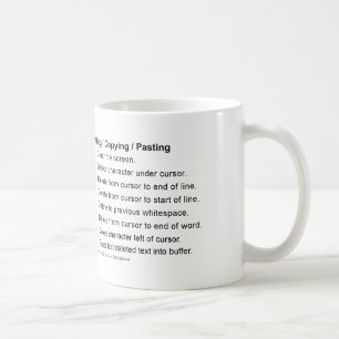Bash / Readline Keyboard Shortcuts Coffee Mug