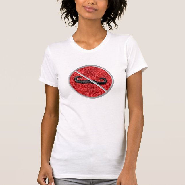 Bash the Stache Funny Mustache T-shirt (Front)