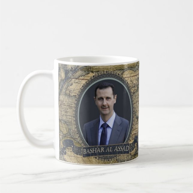 Bashar Al Assad Historical Mug (Left)