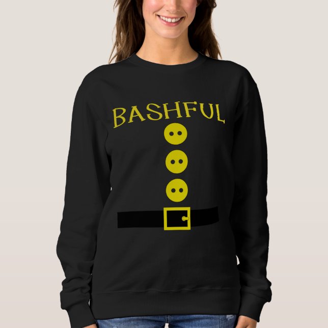 Bashful Dwarf Costume Color Family Matching Group  Sweatshirt (Front)
