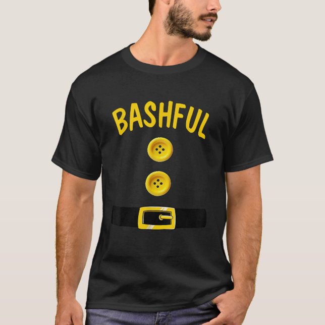Bashful Dwarf Halloween Costume Color Matching Bas T-Shirt (Front)