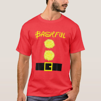Bashful Halloween Dwarf Costume Color Matching T-Shirt