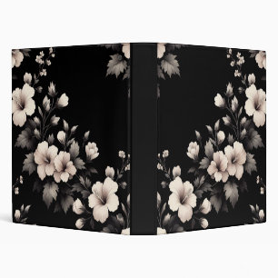 Bashful Hibiscus 3 Ring Binder