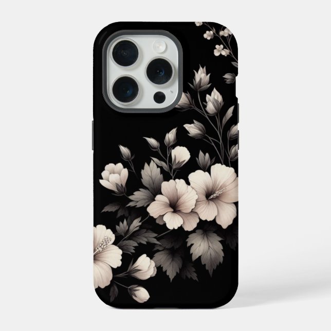 Bashful Hibiscus Iphone Case (Back)