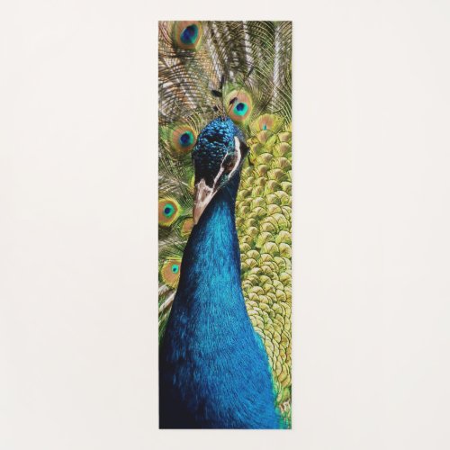 Bashful Peacock Yoga Mat