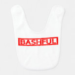 Bashful Stamp Baby Bib