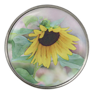 'Bashful Sunflower' Golf Ball Marker