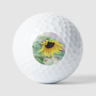 'Bashful Sunflower' Golf Balls