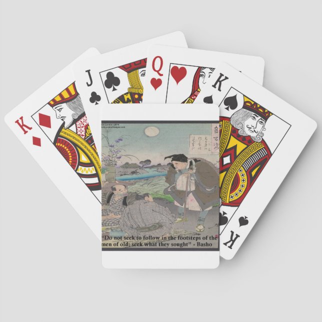 Basho & Famous Quote Poker Cards (Back)