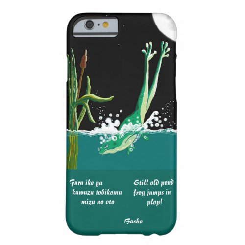 Bashos frog haiku barely there iPhone 6 case
