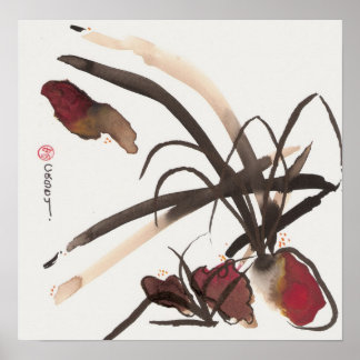 Basho's Pond Two Poster