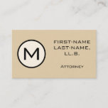 [ Thumbnail: Basic and Minimal Attorney Business Card ]