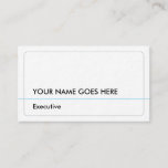 [ Thumbnail: Basic and Minimal Executive Business Card ]