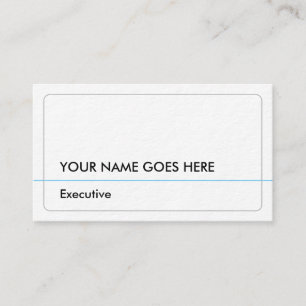 Basic and Minimal Executive Business Card