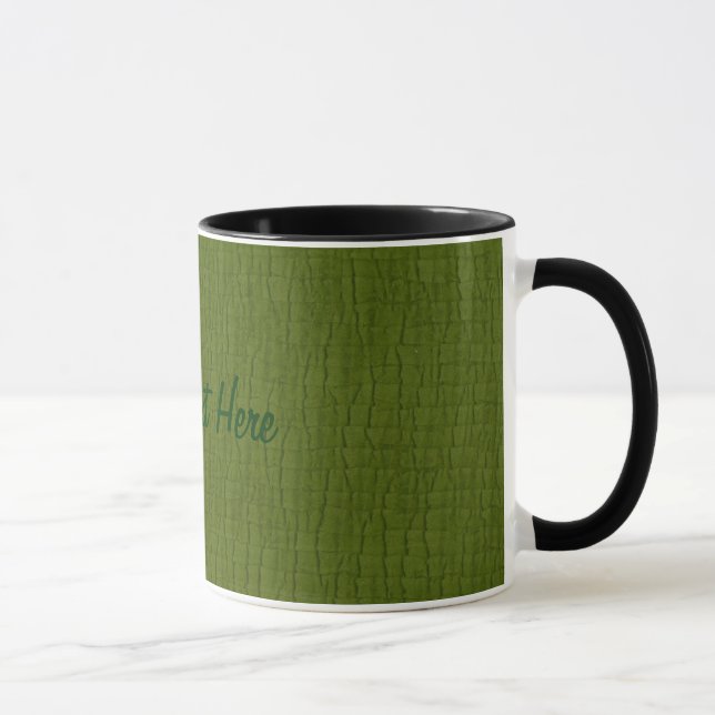 Basic Avocado, Your Text Here Mug (Right)
