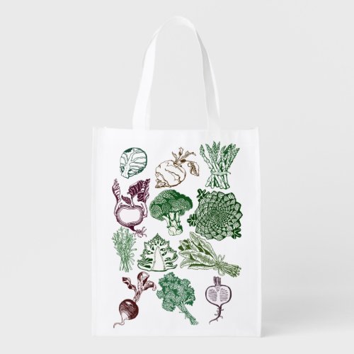 Basic Bag with Organic Food Print