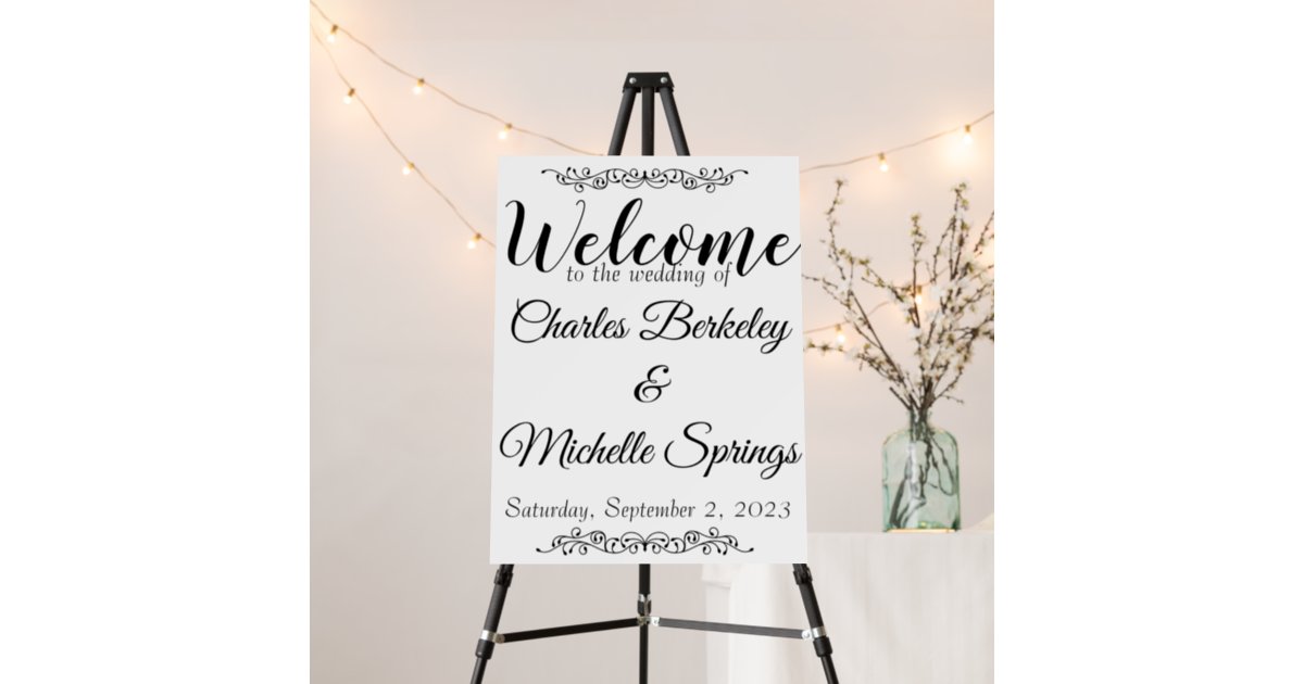 Custom Wedding Foam Board Poster Sign, Wedding & Event Custom Printing  Foamcore Sign, Welcome Sign, Announcement Sign, Personalized Foamcore 
