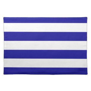 Basic Blue and White Stripes Placemat