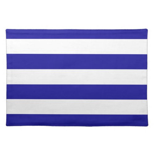 Basic Blue and White Stripes Placemat