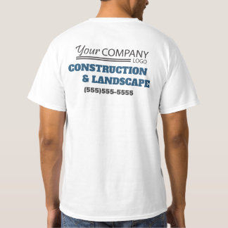 Basic Blue, Gray and Black with Logo T-Shirt