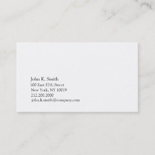 Basic Blue II Business Card