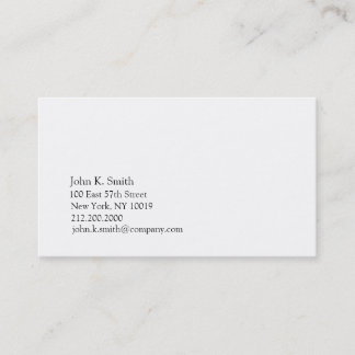 Basic Blue II Business Card