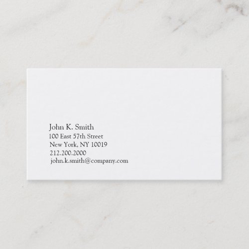 Basic Blue II Business Card Template