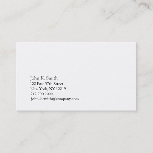 Customizable Basic Blue II Business Card Template
