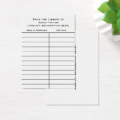Basic Book Insert Card. (Desk)